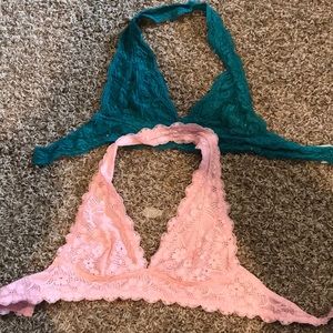 Two free people bralettes